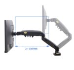 NB F80 Single Monitor 17″ - 30″ Arm Desk Mount Table Stand Full Motion Flat, 2-9 KG - Image 3