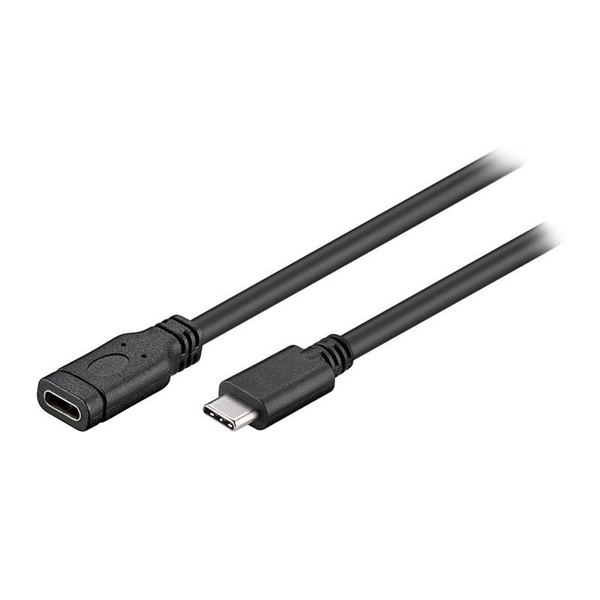 USB-C Male to Female Extension Cable - 100W 10Gbps Type-C - 5m