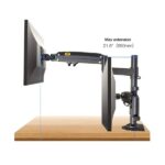 NB H180 Dual Monitor 17''- 27'' Full Motion Arm Desktop Table Mount Stand- Flat monitors - Image 3