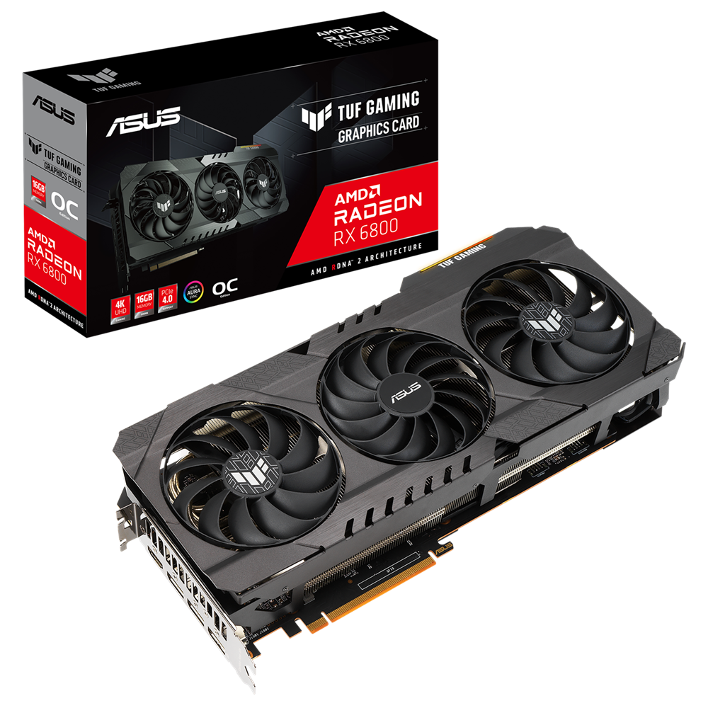ASUS 16GB TUF GAMING Radeon RX 6800 OC Edition VGA Graphic Card