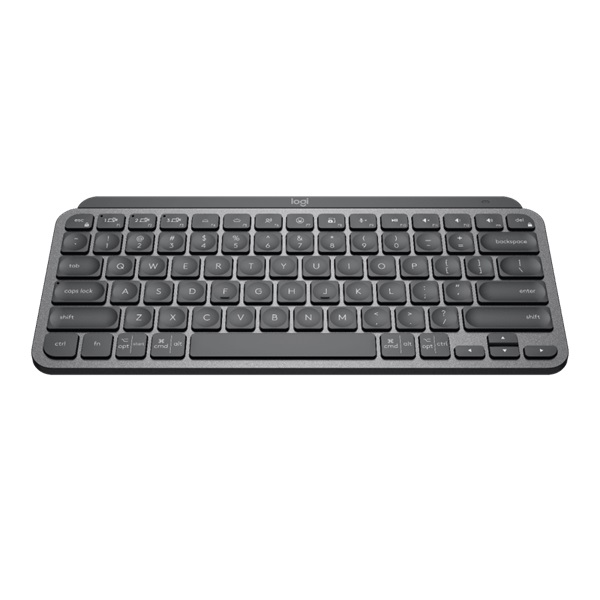 Logitech MX Keys Mini Minimalist Wireless Illuminated Keyboard, Graphite – Arabic/English - Image 2