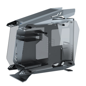 JONSBO MOD-4 ATX E-Sports Desktop Computer PC Open Cool Case - Gray