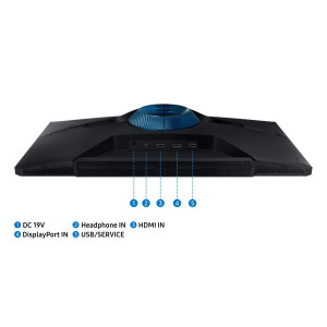 SAMSUNG 24" Odyssey G3 FHD 165Hz 1ms VA Rotatable Gaming Monitor, 24G3 - Image 5