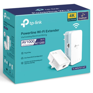 TP-Link WPA7517 AV1000 AC1200 Gigabit Powerline WiFi Extender Kit
