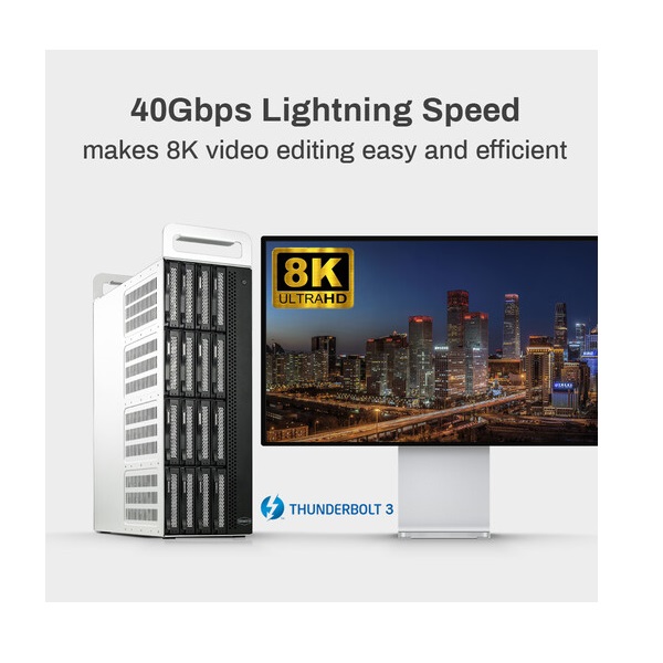 TerraMaster D16 Thunderbolt 3 16-Bay Professional RAID Enclosure Case - Image 5