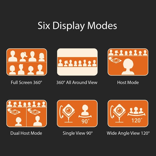 j5create 360° All Around Webcam 1080p, JVCU360 - Image 6