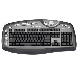Trust KB-2200 Multimedia Scroll Keyboard English, USB port