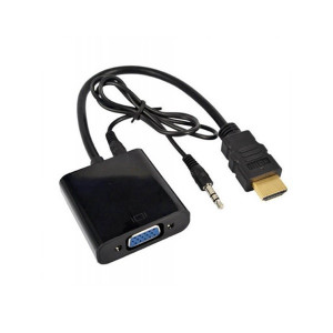 HDMI to VGA Converter Adapter with 3.5mm Audio