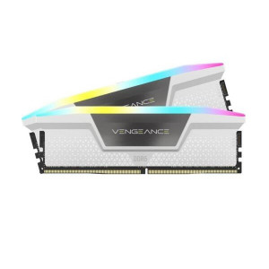 Corsair 32GB 5600MHz VENGEANCE RGB DDR5 RAM CL40, 2x16GB Kit, White