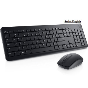 Dell KM3322W Wireless Keyboard and Mouse Combo - Arabic/English