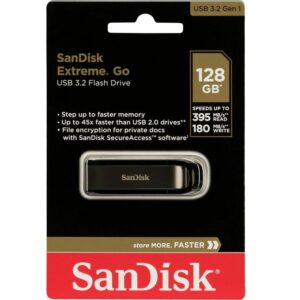 SanDisk 128GB Extreme Go USB Flash Drive - 395MB/s
