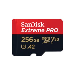 SanDisk 256GB Extreme Pro microSD Memory Card – 200MB/s