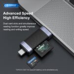 Orico AC3 Card Reader Dual Head USB-A 3.0 USB-C - Image 2