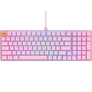 Glorious GMMK2 Full-Size 96% Modular Mechanical Gaming Keyboard - Pink