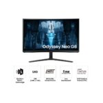 SAMSUNG 32" Odyssey Neo G8 BG850 Curved 4K 240Hz 1ms Gaming Monitor VA Mini-LED HDR2000 HDMI 2.1 Rotatable, 32G8 - Image 3