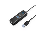 Orico PWCUR 3-Port Hub with USB 3.0 USB-C RJ45 Gigabit Network