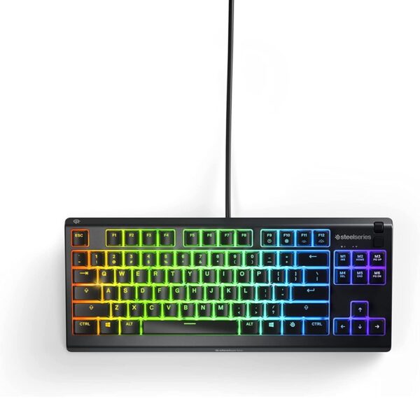 SteelSeries Apex 3 TKL Gaming Keyboard – Tenkeyless, Whisper-Quiet Switches - Image 4
