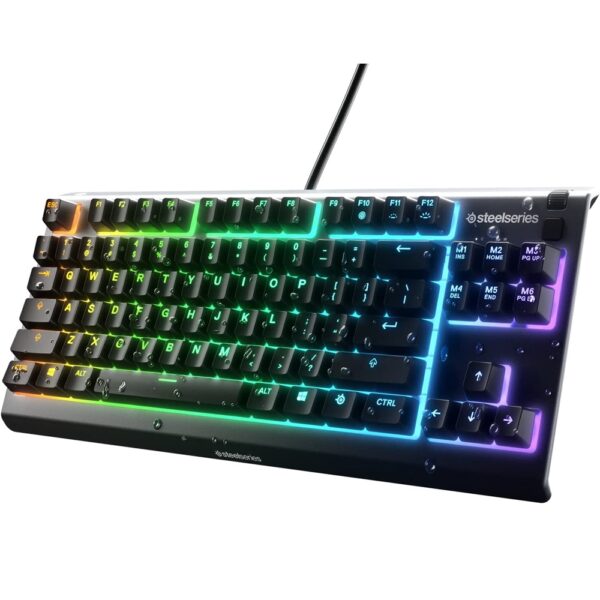 SteelSeries Apex 3 TKL Gaming Keyboard – Tenkeyless, Whisper-Quiet Switches - Image 2