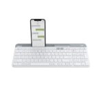 Logitech K580 Slim Multi Device Wireless Keyboard - Off White - Arabic/English - Image 3