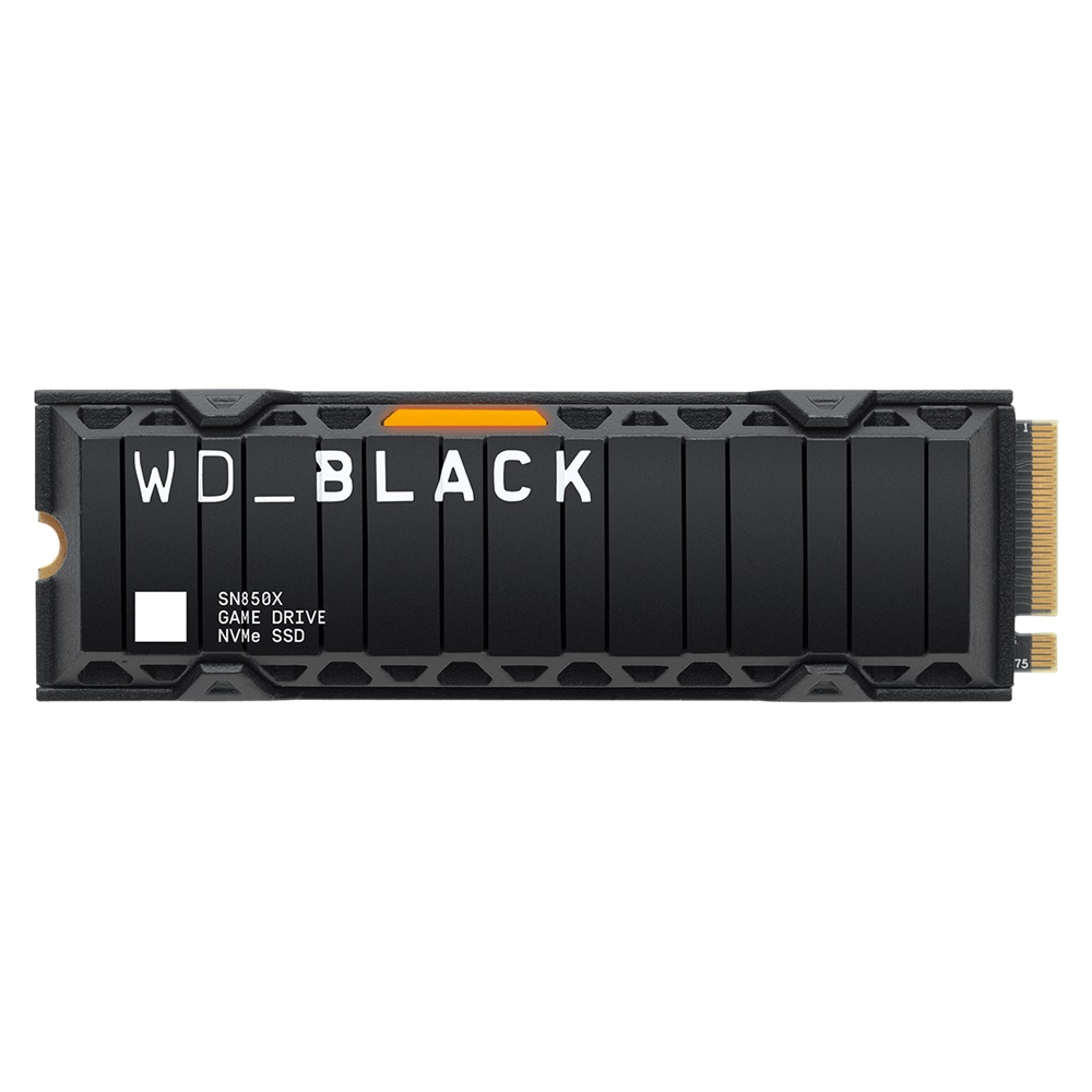 WD 1TB BLACK SN850X NVMe M.2 SSD PCIe 4.0 Heatsink PS5, 7300MB/s - Image 3