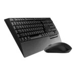 Rapoo X1960 Wireless Combo - Black Multimedia Keyboard Mouse - AR | Eng - Image 3