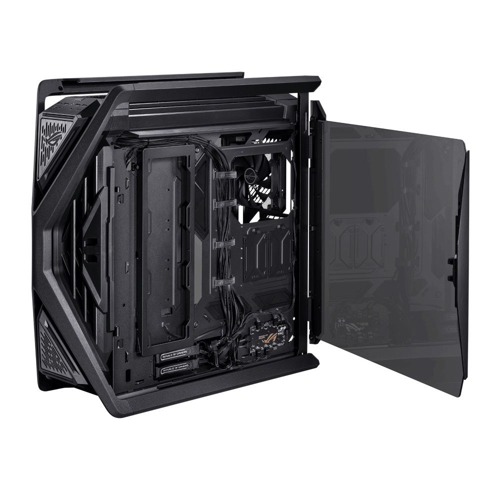 ASUS ROG Hyperion GR701 E-ATX Gaming PC Case, Black | 4-Fans - Image 6