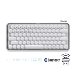 Rapoo Ralemo Pre 5 Keyboard - White Bluetooth Wireless Compact Multi-mode Mechanical –  Eng