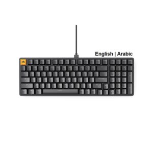 Glorious GMMK2 Full-Size 96% (Arabic Layout) - Black Modular Mechanical Gaming Keyboard