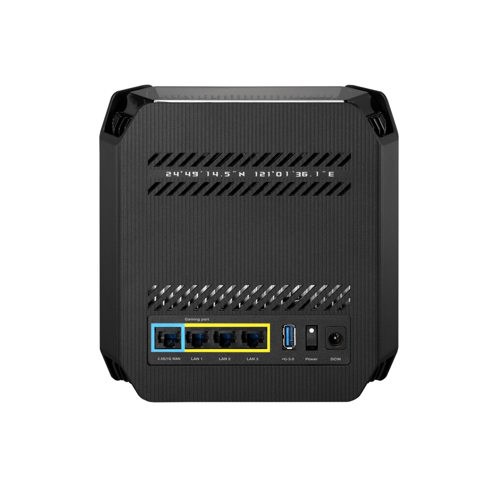 ASUS ROG Rapture GT6 Gaming Mesh WiFi 6 System Tri-band - Black (1-Pack) - Image 2