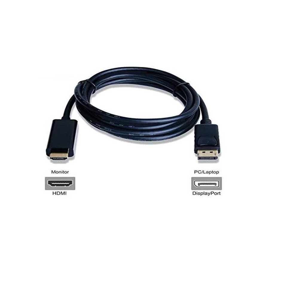 DisplayPort to HDMI Cable DP to HDMI - 1.5m