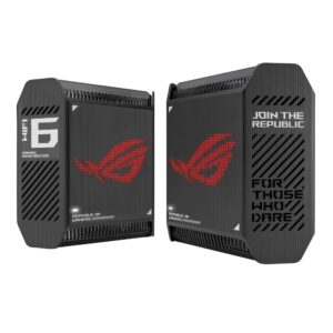 ASUS ROG Rapture GT6 Gaming Mesh WiFi 6 System Tri-band - Black (2-Pack)