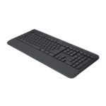 Logitech Signature K650 Comfort Wireless Bluetooth Keyboard with Wrist Rest - Black (Arabic/English) - Image 3
