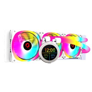 GAMEON KRAKEN N360 LCD Display Liquid CPU Cooler 360mm With ARGB Tube - White