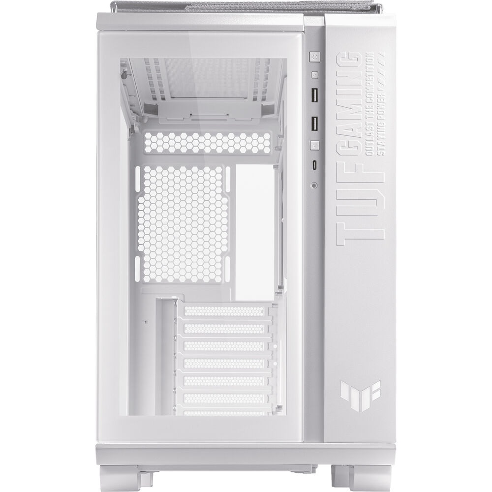 ASUS TUF GT502 PLUS ATX Mid Tower Gaming PC Case 4-fans – White - Image 3