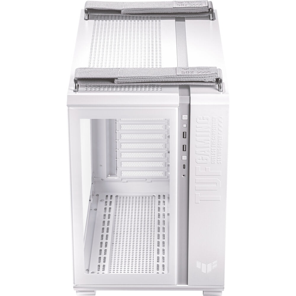 ASUS TUF GT502 PLUS ATX Mid Tower Gaming PC Case 4-fans – White - Image 4
