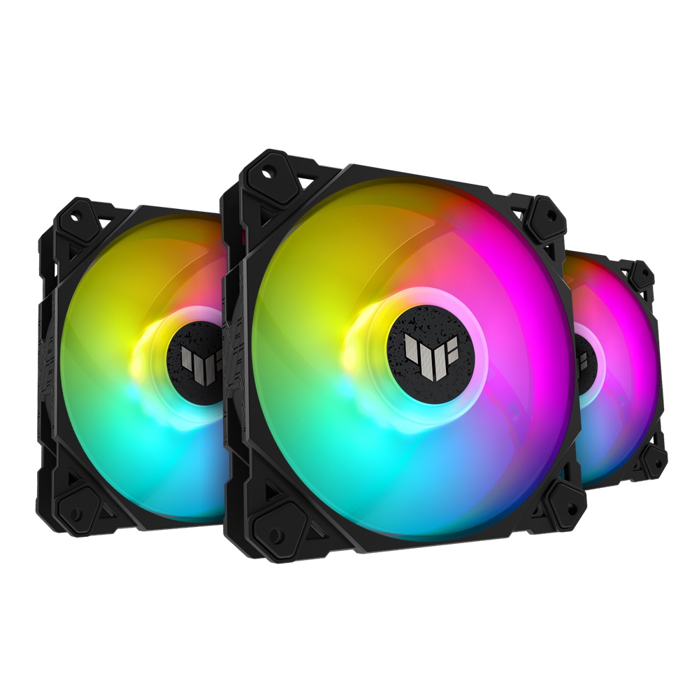 ASUS TF120 TUF Gaming ARGB Case Fan - 3-Pack (Black)