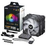 ASUS TF120 TUF Gaming ARGB Case Fan - 3-Pack (Black) - Image 3