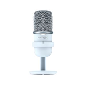 HyperX SoloCast USB Gaming Microphone (White) PC, PS5, PS4, and Mac