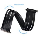 Lian Li PCIe 4.0 Riser Cable (600mm, White) - Image 4