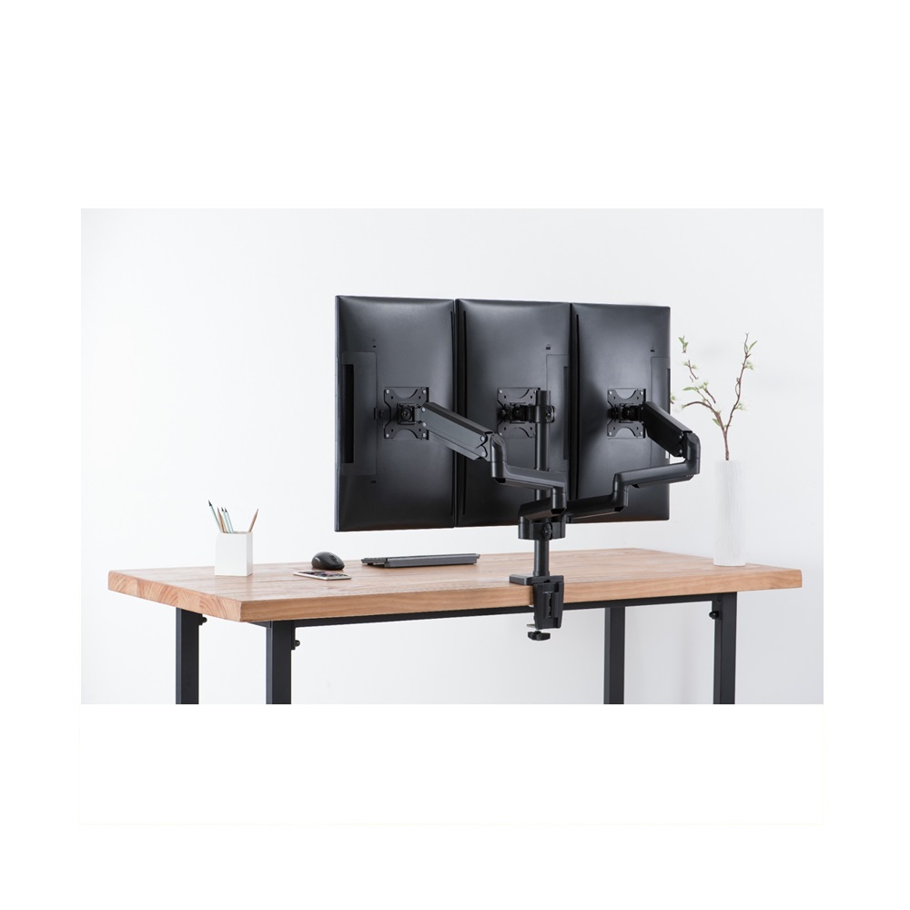Twisted Minds C018UP Triple Monitor 17" - 27" Arm Premium Aluminum Gas Spring - Flat & Curved - Image 7