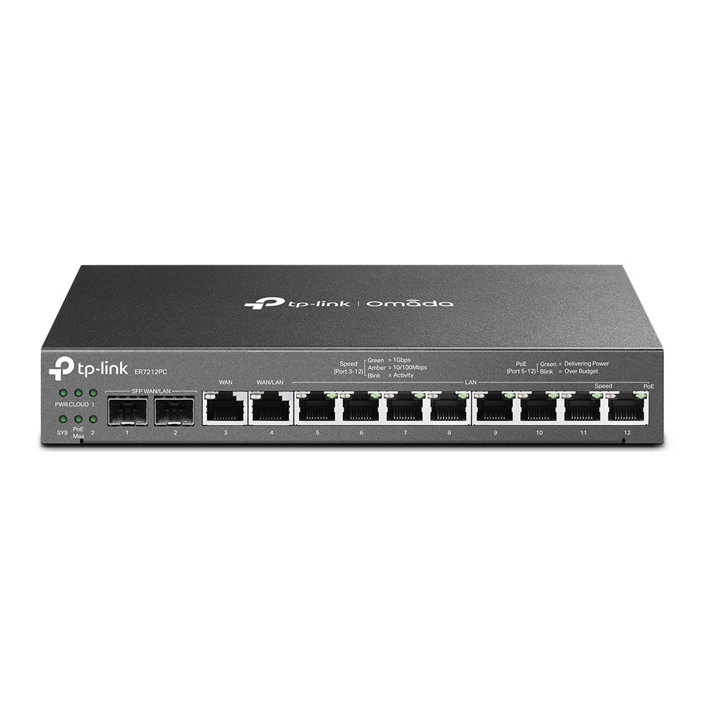 TP-Link ER7212PC Omada 3-in-1 Gigabit VPN Router, Load Balance
