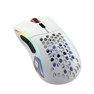 Glorious Model D Minus Wireless Gaming Mouse 67g - Matte White