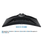 SAMSUNG 32" Odyssey G6 BG650 2K 240Hz 1ms VA Curved HDR Speaker HDMI 2.1 Smart Gaming Monitor, 32G6 - Image 6
