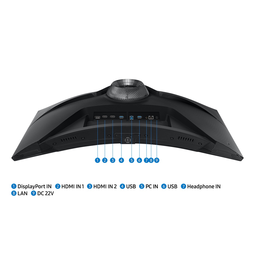 SAMSUNG 27" Odyssey G6 BG650 2K 240Hz 1ms VA Curved Smart Gaming Monitor HDR Speaker HDMI 2.1, 27G6 - Image 6