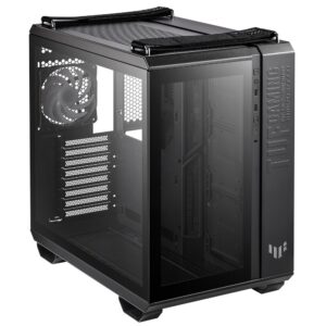 ASUS TUF GT502 PLUS ATX Mid Tower Gaming PC Case 4-fans – Black