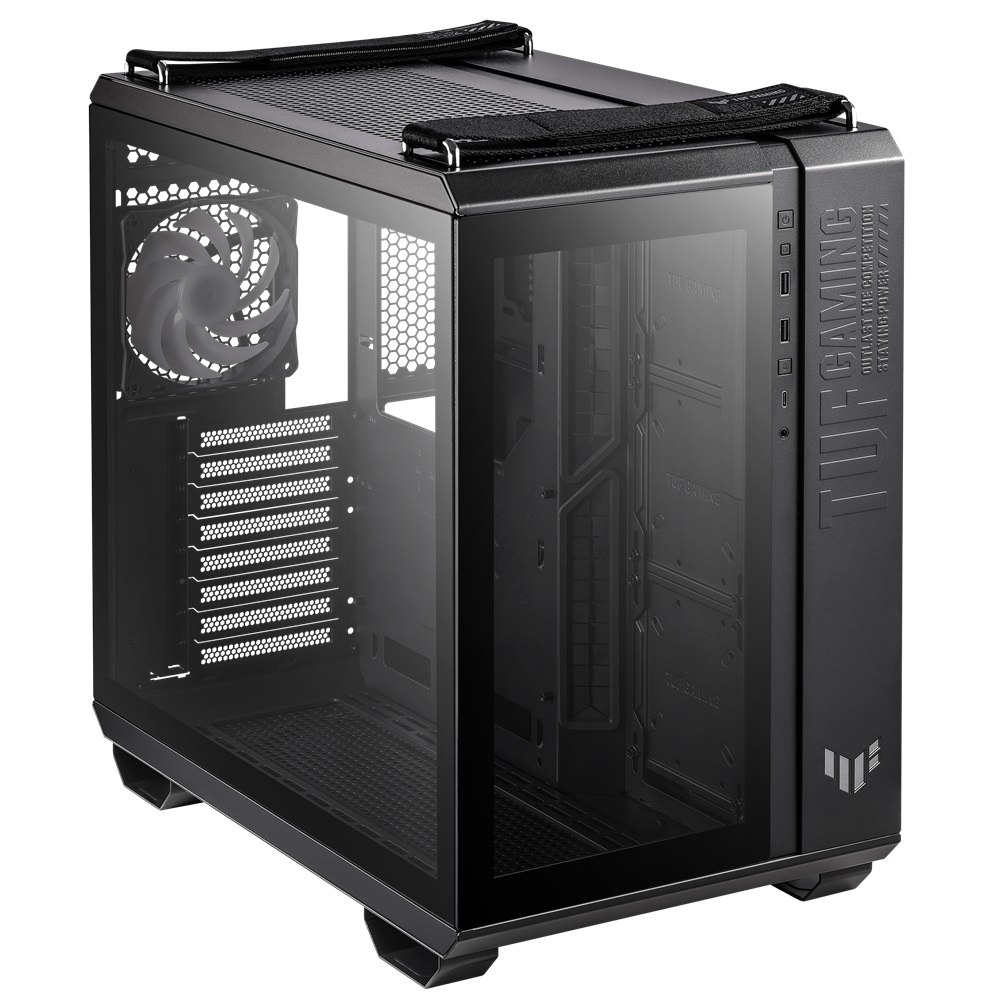 ASUS TUF GT502 PLUS ATX Mid Tower Gaming PC Case 4-fans – Black