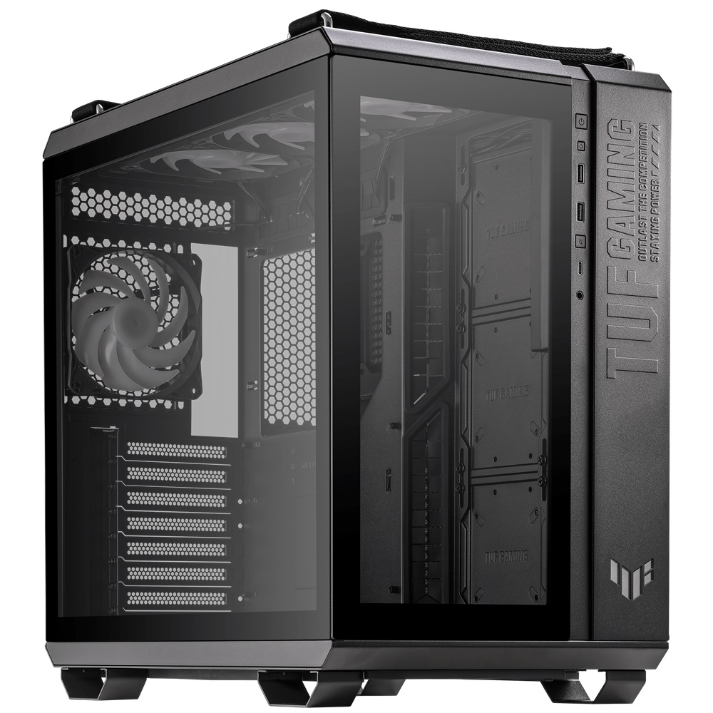 ASUS TUF GT502 PLUS ATX Mid Tower Gaming PC Case 4-fans – Black - Image 4
