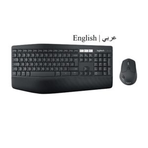 Logitech MK850 Performance Multi-Device Wireless Keyboard and Mouse Combo - Arabic/English