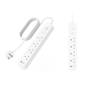 Belkin Connect 4 Ports Power Extension Strip Surge Protector with USB-C and USB-A