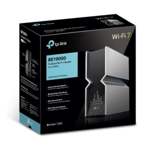 TP-Link BE800 BE19000 TriBand WiFi 7 Router, 2.5G, 10G, SFP+